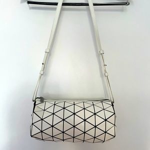 Bao Bao Issey Miyake White Log Bag